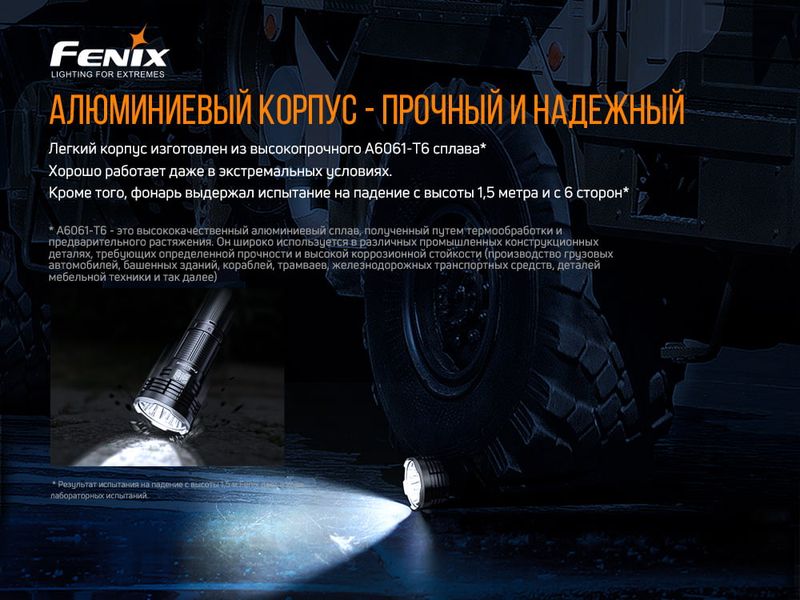 Ліхтар ручний Fenix LR50R LR50R фото