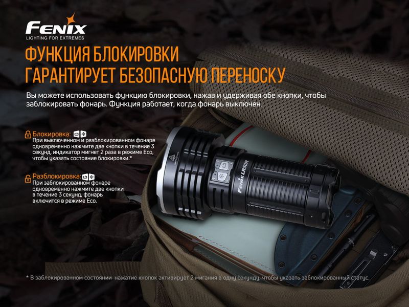 Ліхтар ручний Fenix LR50R LR50R фото