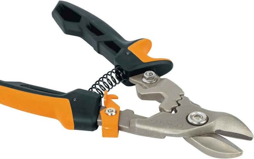 Ножиці по металу Fiskars PowerGear Aviation Snip Bulldog с коротким лезвием (1027212) 1027212 фото