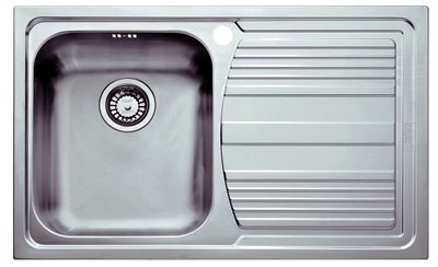 Кухонна мийка Franke Logica Line LLL 611-79 (101.0381.810) неіржавна сталь - врізна - декорована чаша зліва 101.0381.810 фото