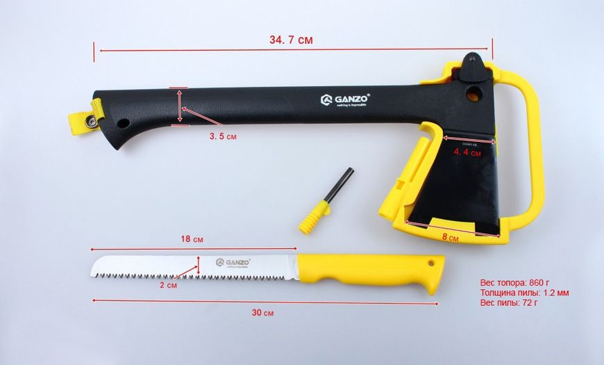 Сокира Ganzo GSA01-YE GSA01-YE фото