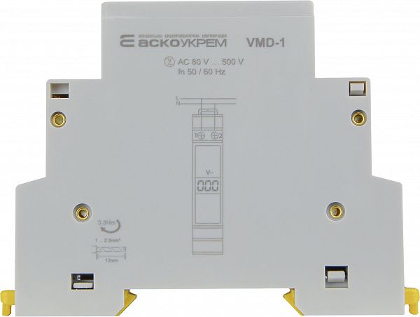 Вольтметр  модульний цифровий однофазний VMD-1 (AC 80-500 V), A0010250001 A0010250001 фото