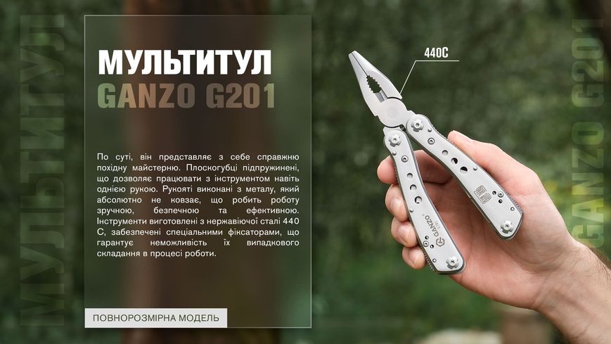 Мультитул Multi Tool Ganzo G201 G201 фото