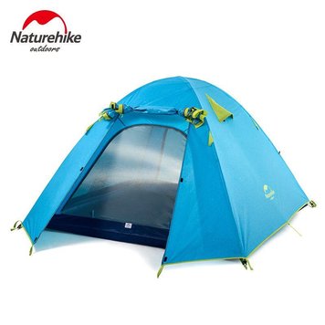 Намет чотиримісний Naturehike P-Series NH18Z044-P 210T/65D, блакитний 6975641888055 фото