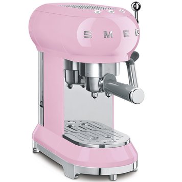 Кофеварка эспрессо Smeg (ECF01PKEU) Retro Style 50's - розовый ECF01PKEU фото