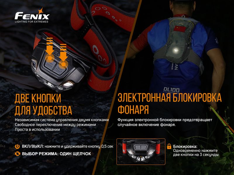 Ліхтар налобний Fenix HL18R-T HL18RT фото