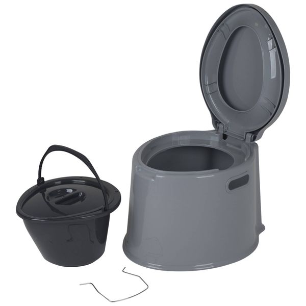 Биотуалет Bo-Camp Portable Toilet 7 Liters Grey (5502800) DAS301474 фото