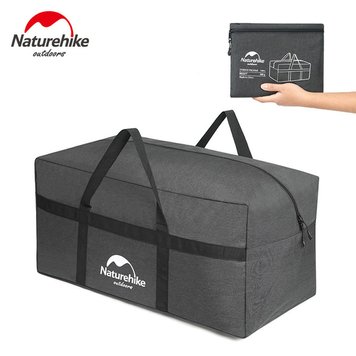 Сумка для зберігання портативна Naturehike NH17S021-L, 100 л, темно-сірий 6927595724903 фото