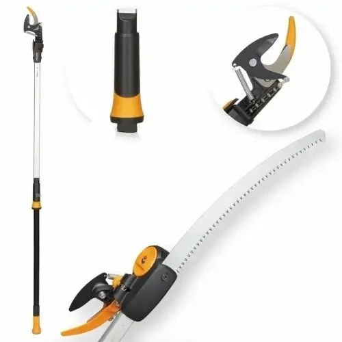 Набірс сучкоріз телескопічний Fiskars UPX86 (1023624) і пила-насадка Fiskars UPX86 (1023633) 1023634 1023634 фото