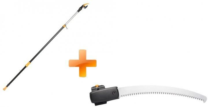 Набор сучкорез телескопический Fiskars UPX86 (1023624) и пила-насадка Fiskars UPX86 (1023633) 1023634 1023634 фото