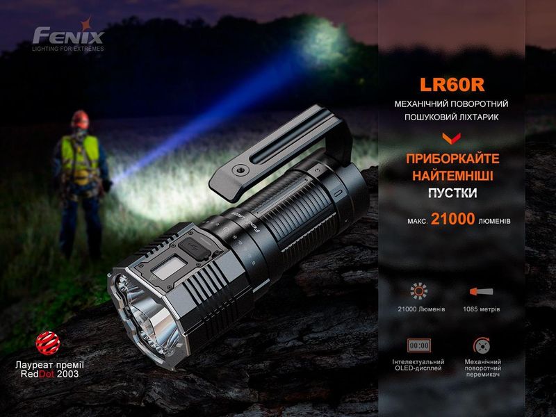 Ліхтар ручний Fenix LR60R LR60R фото