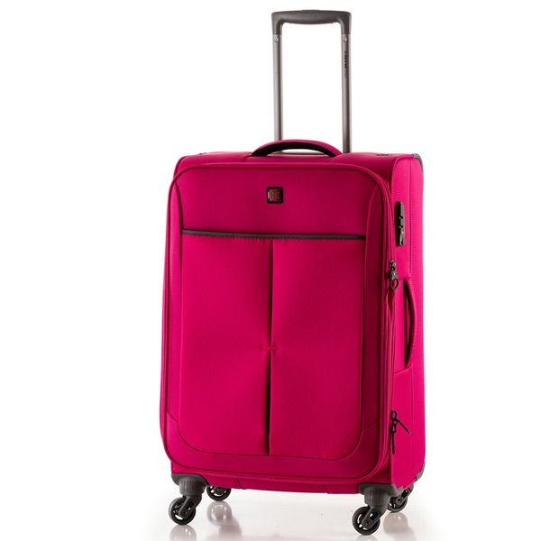 Чемодан Swissbrand Silkeborg (L) Fuchsia/Light Grey (SWB_LLSIL941L) DAS302350 фото