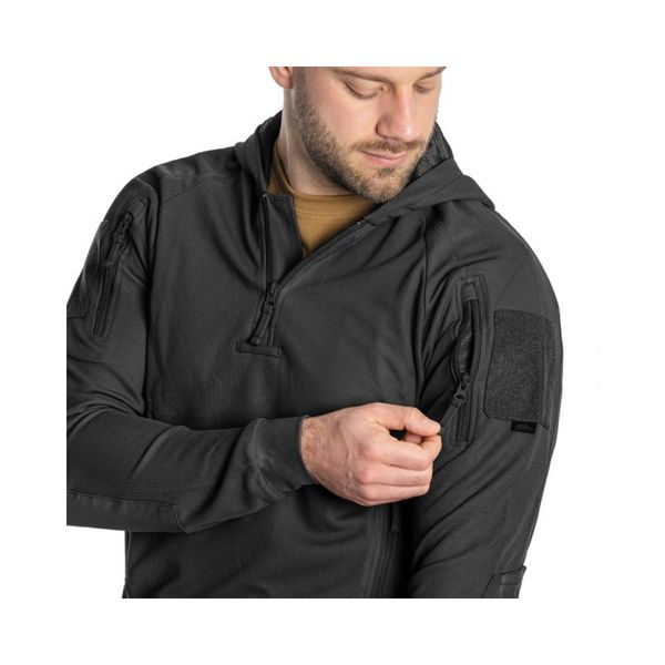 Кофта тактична Helikon-Tex RANGE HOODIE - TopCool, чорний, розмір S BL-BRH-TC-01-B03 фото