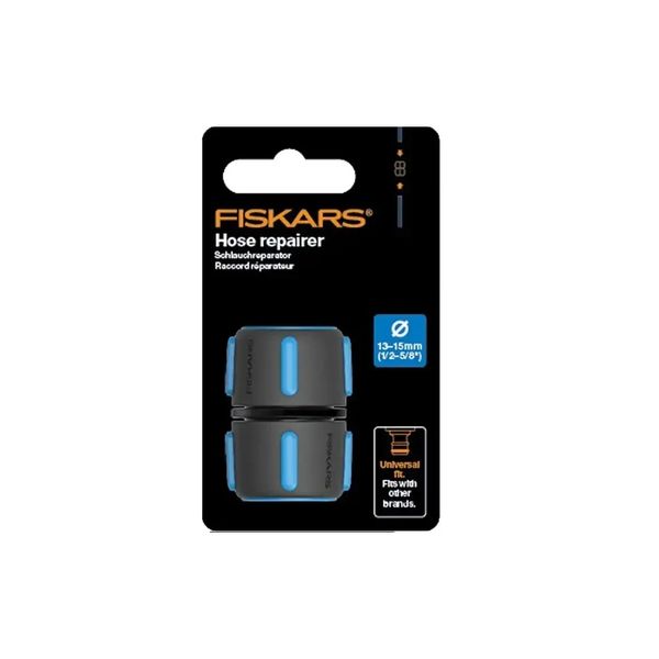 Муфта ремонтна Fiskars для шлангу 13-15 мм (1/2"-5/8") (1027064) 1027064 фото