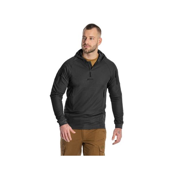 Кофта тактична Helikon-Tex RANGE HOODIE - TopCool, чорний, розмір S BL-BRH-TC-01-B03 фото