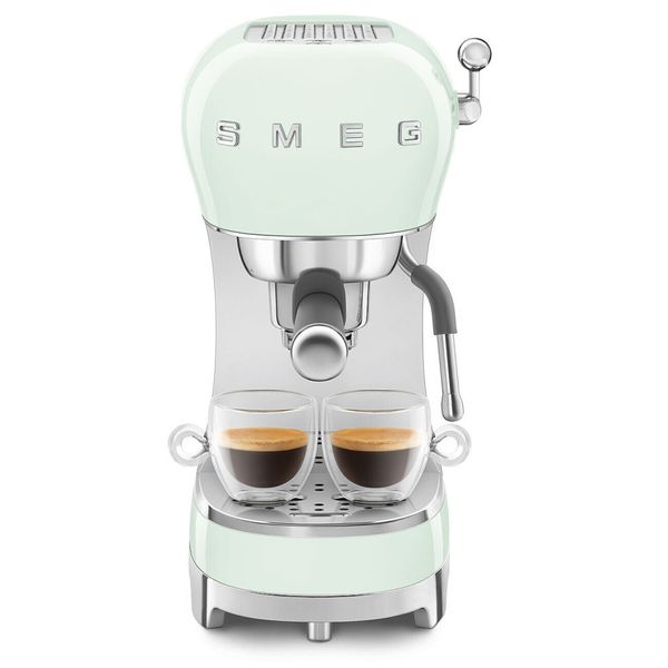 Кофеварка эспрессо Smeg (ECF02PGEU) Retro Style 50's - светло-зеленый ecf02pgeu фото