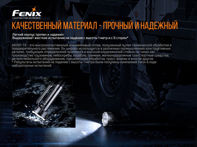 Ліхтар ручний Fenix LR80R LR80R фото