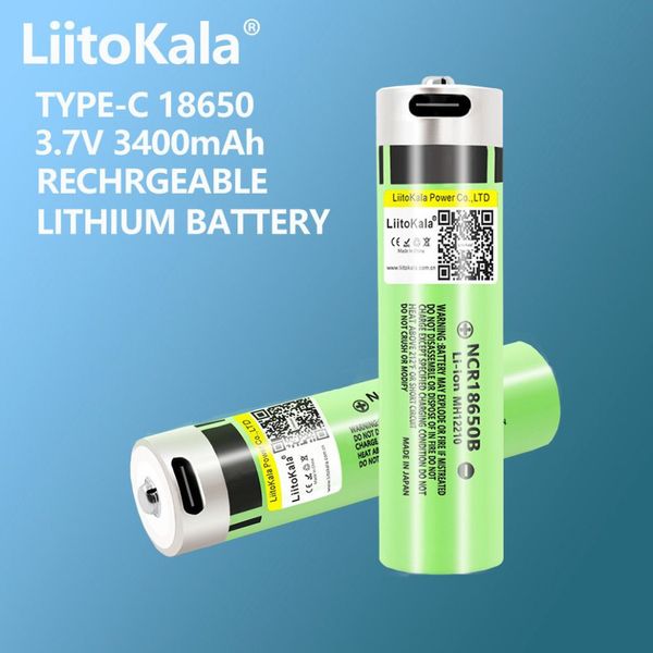 Акумулятор LiitoKala Lii-USB-34B 18650 3400mah Lii-USB-34B фото