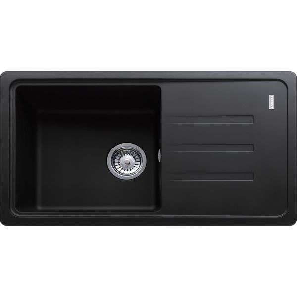 Кухонна мийка Franke Malta BSG 611-78 (114.0691.534) гранітна - врізна - оборотна - колір Чорний матовий 114.0691.534 фото