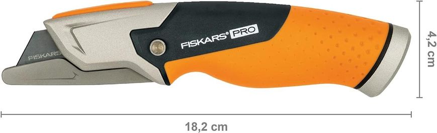 Ніж з фіксованим лезом Fiskars CarbonMax Fixed Utility Knife (1027222) 1027222 фото