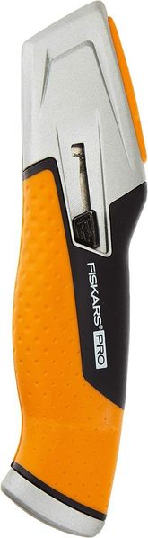 Нож с выдвижным лезвием Fiskars CarbonMax Retractable Utility Knife (1027223) 1027223 фото