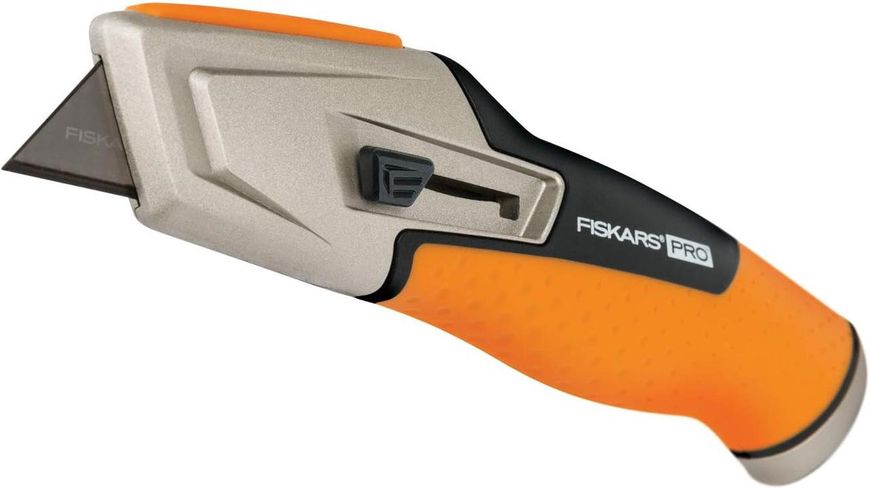 Ніж з висувним лезом Fiskars CarbonMax Retractable Utility Knife (1027223) 1027223 фото