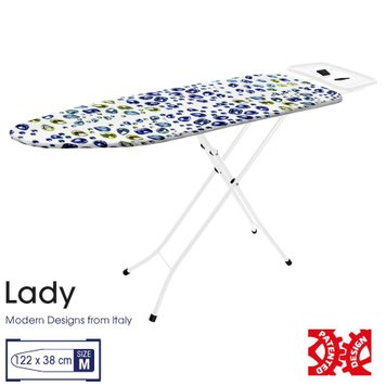 Доска для глажки Casa Si Lady 122x38 White/Blue Crystals (CS93574R267) DAS302403 фото