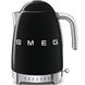 Чайник електричний Smeg (KLF04BLEU) Retro Style 50's - з регулятором температури - 1,7л - чорний KLF04BLEU фото 1