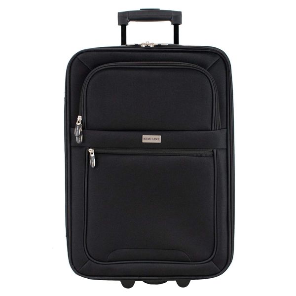 Чемодан SSemi Line 20" (S) Black (T5659-1) DAS302635 фото