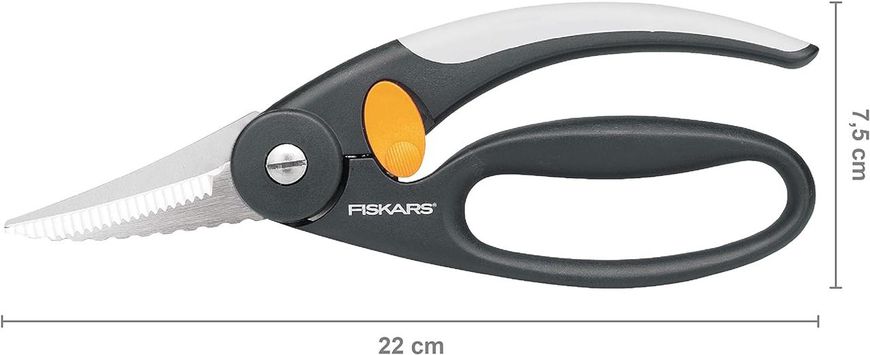 Ножиці кухонні для риби Fiskars Functional Form Fish Shears 22 см (1003032) 1003032 фото