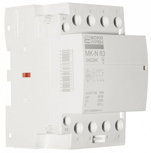 Модульний контактор MK-N 4P 63A 2NO2NC 220V, A0040030037 A0040030037 фото