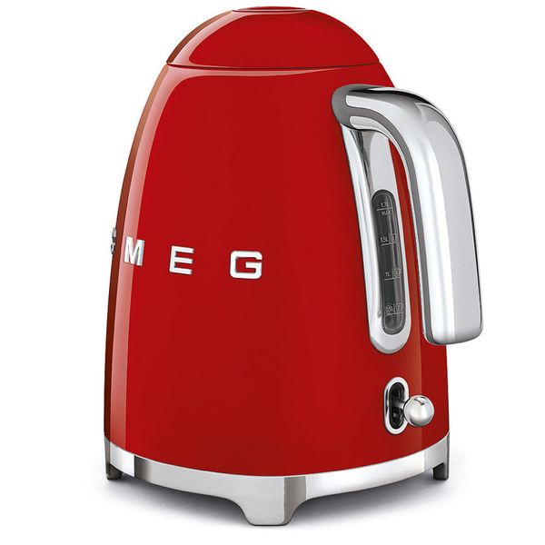 Чайник електричний Smeg (KLF03RDEU) Retro Style 50's - 1,7л - червоний KLF03RDEU фото