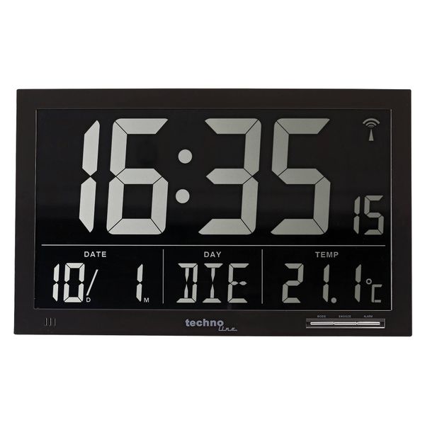 Годинник настінний Technoline WS8007 Black (WS8007) DAS301207 фото