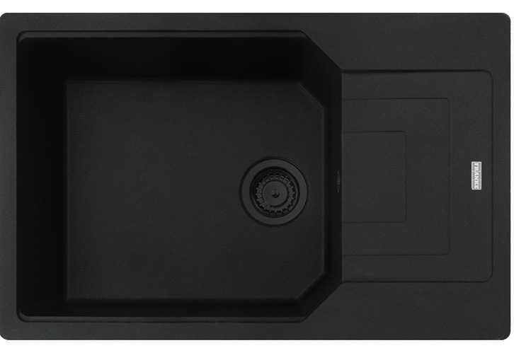 Кухонна мийка Franke Urban UBG 611-78 XL Black Edition (114.0699.233) гранітна - врізна - оборотна - колір Чорний матовий - (пластиковий коландер у комлекті) 114.0699.233 фото