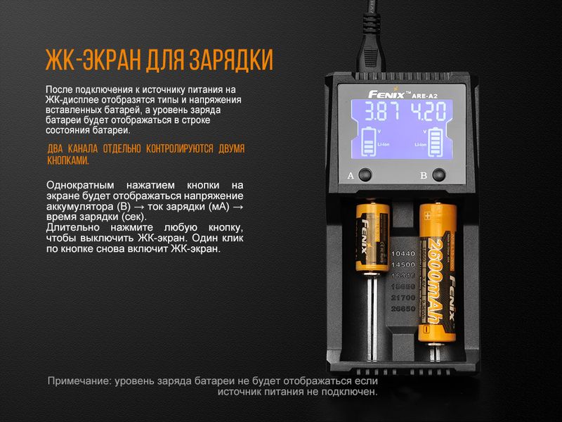 Зарядний пристрій Fenix ARE-A2 ARE-A2 фото