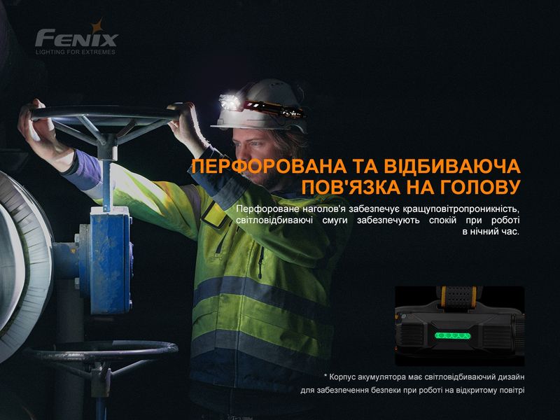 Ліхтар налобний Fenix HP25R V2.0 HP25RV20 фото