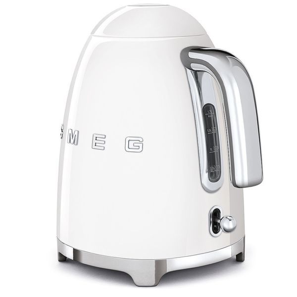 Чайник электрический Smeg (KLF03WHEU) Retro Style 50's - 1,7л - белый KLF03WHEU фото