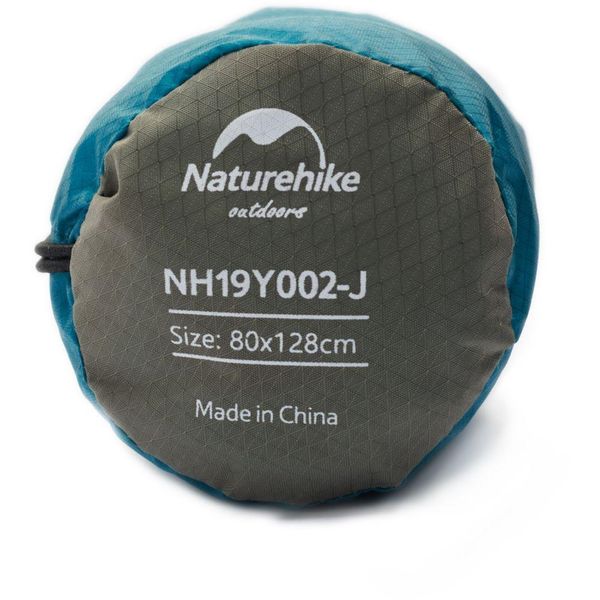 Рушник Naturehike MJ02 Ultralight NH19Y002-J, 128 см х 80 см, смарагдовий 6927595735855 фото