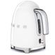 Чайник електричний Smeg (KLF03WHEU) Retro Style 50's - 1,7л - білий KLF03WHEU фото 3