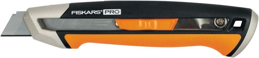 Ніж з висувним лезом Fiskars CarbonMax Snap-Off Knife 18 мм (1027227) 1027227 фото