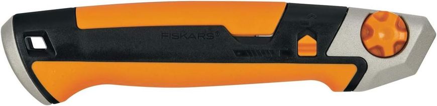 Нож с выдвижным лезвием Fiskars CarbonMax Snap-Off Knife 18 мм (1027227) 1027227 фото