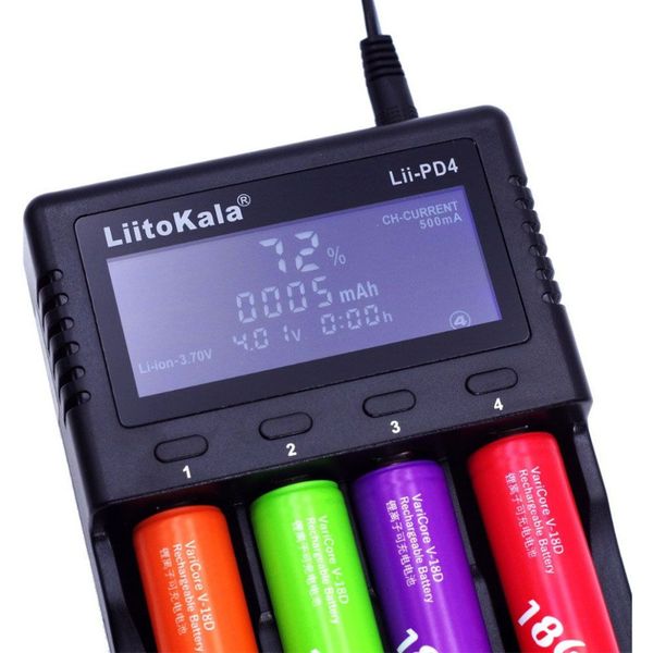 Зарядний пристрій Liitokala Lii-PD4+car EU charger Lii-PD4+car фото