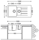 Кухонна мийка Fabiano Classic 100x50x15 (8221.301.0519) Alpine White 8221.301.0519 фото 2