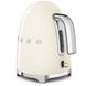 Чайник электрический Smeg (KLF03CREU) Retro Style 50's - 1,7л - кремовий KLF03CREU фото 3