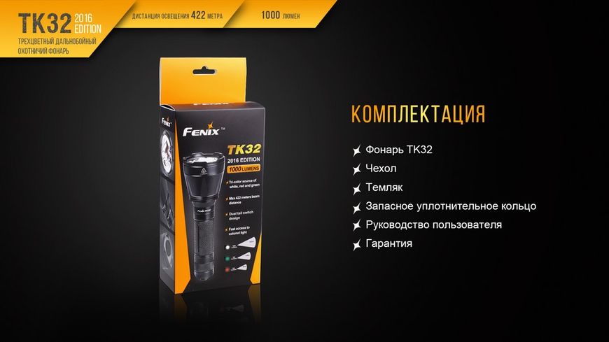 Ліхтар ручний Fenix TK32 2016 TK322016 фото