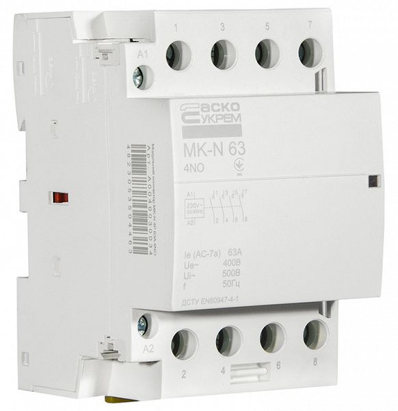 Модульний контактор MK-N 4P 63A 4NO 220V, A0040030034 A0040030034 фото