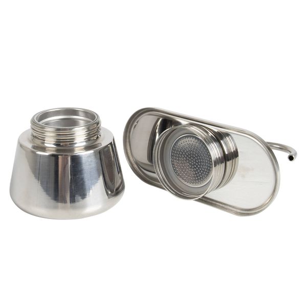 Кофеварка Bo-Camp Stainless Steel 2-cups Silver (2200545) DAS301411 фото