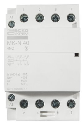 Модульний контактор MK-N 4P 40A 4NO 220V, A0040030033 A0040030033 фото