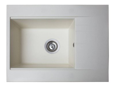 Кухонна мийка BODRUM 650 white (0000012) 0000012 фото