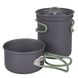 Набір посуду Bo-Camp Explorer 2 Pieces Hard Anodized Anthracite / Green (2200240) DAS301406 фото 9